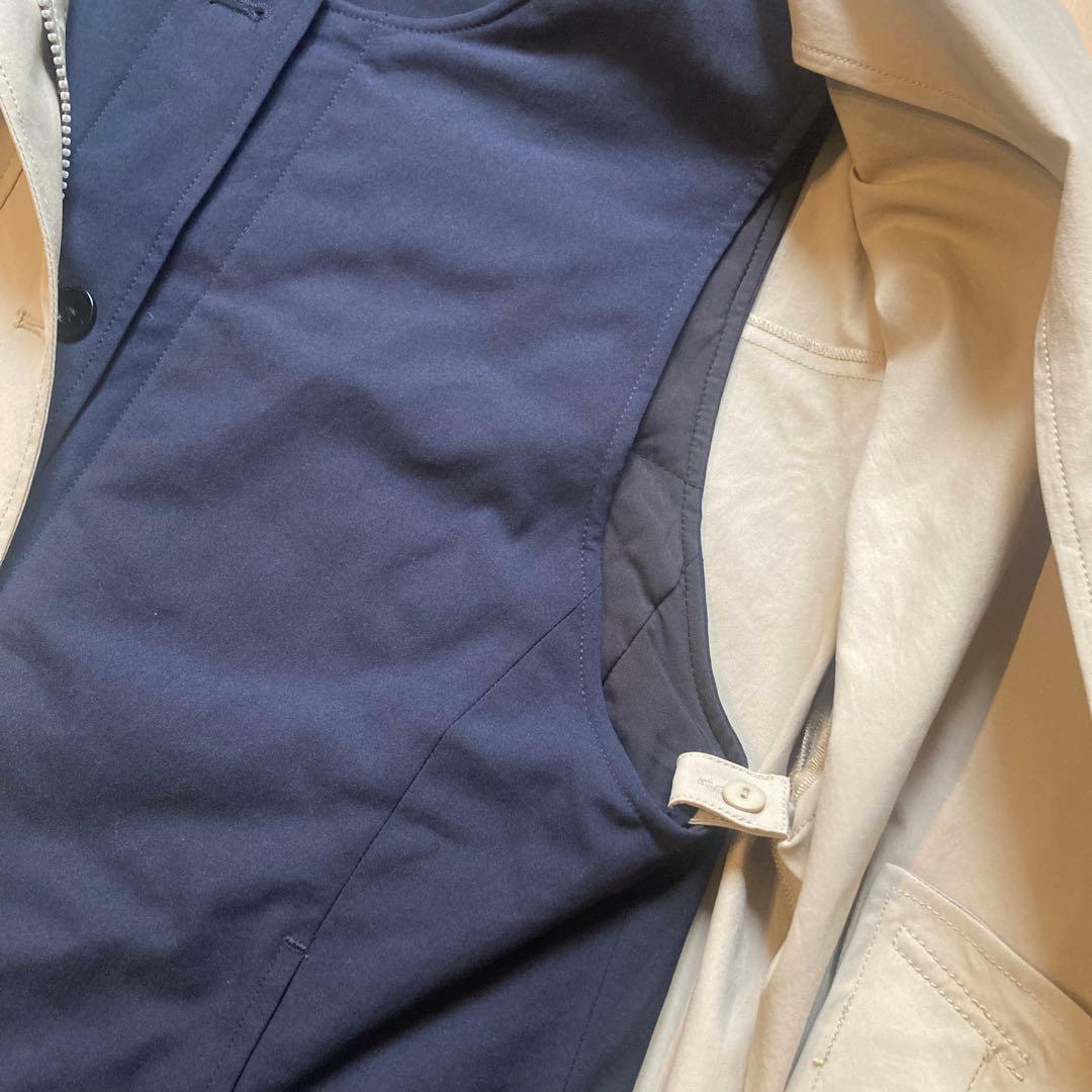 北欧、暮らしの道具店/中綿ベスト付きアウターS