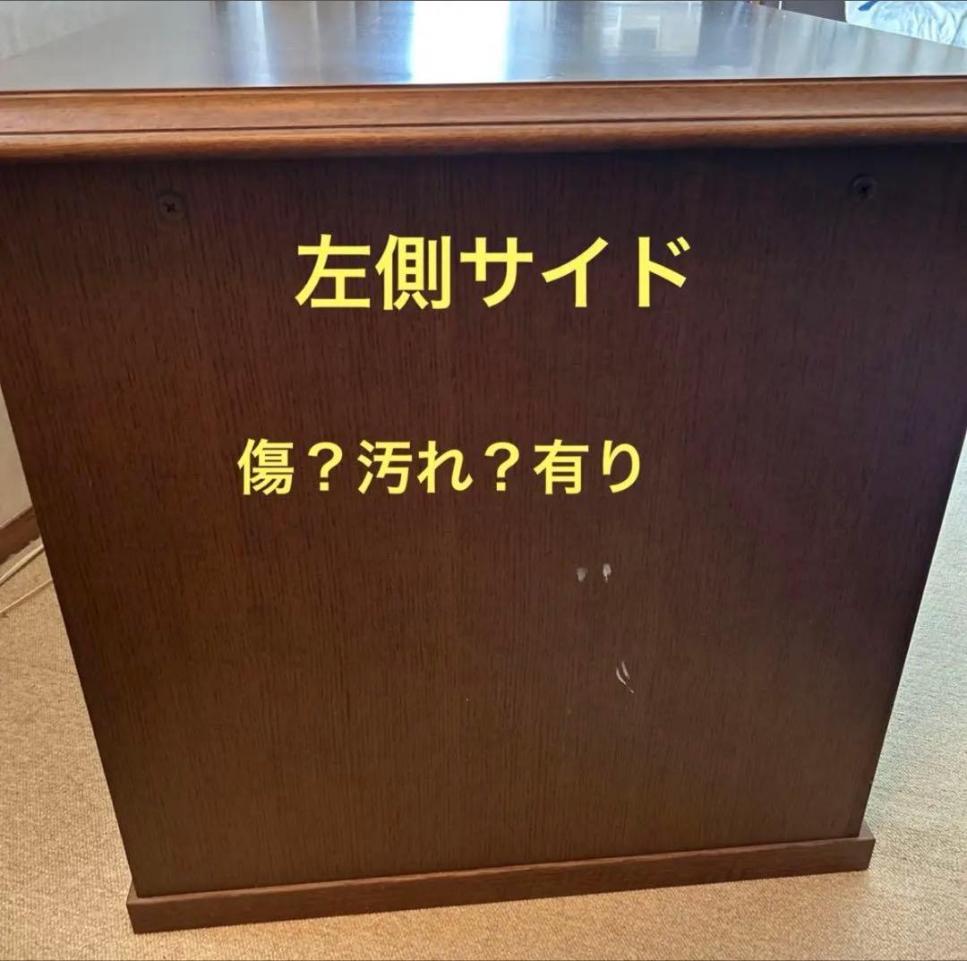 片袖書斎机 デスク パソコンデスク ナラ天然杢 起立木工