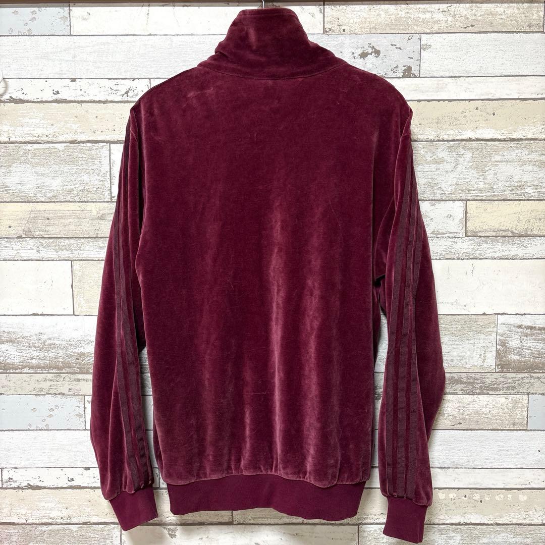 adidas ベッケンバウアー ベロア ジャージ トラックジャケット 古着 L