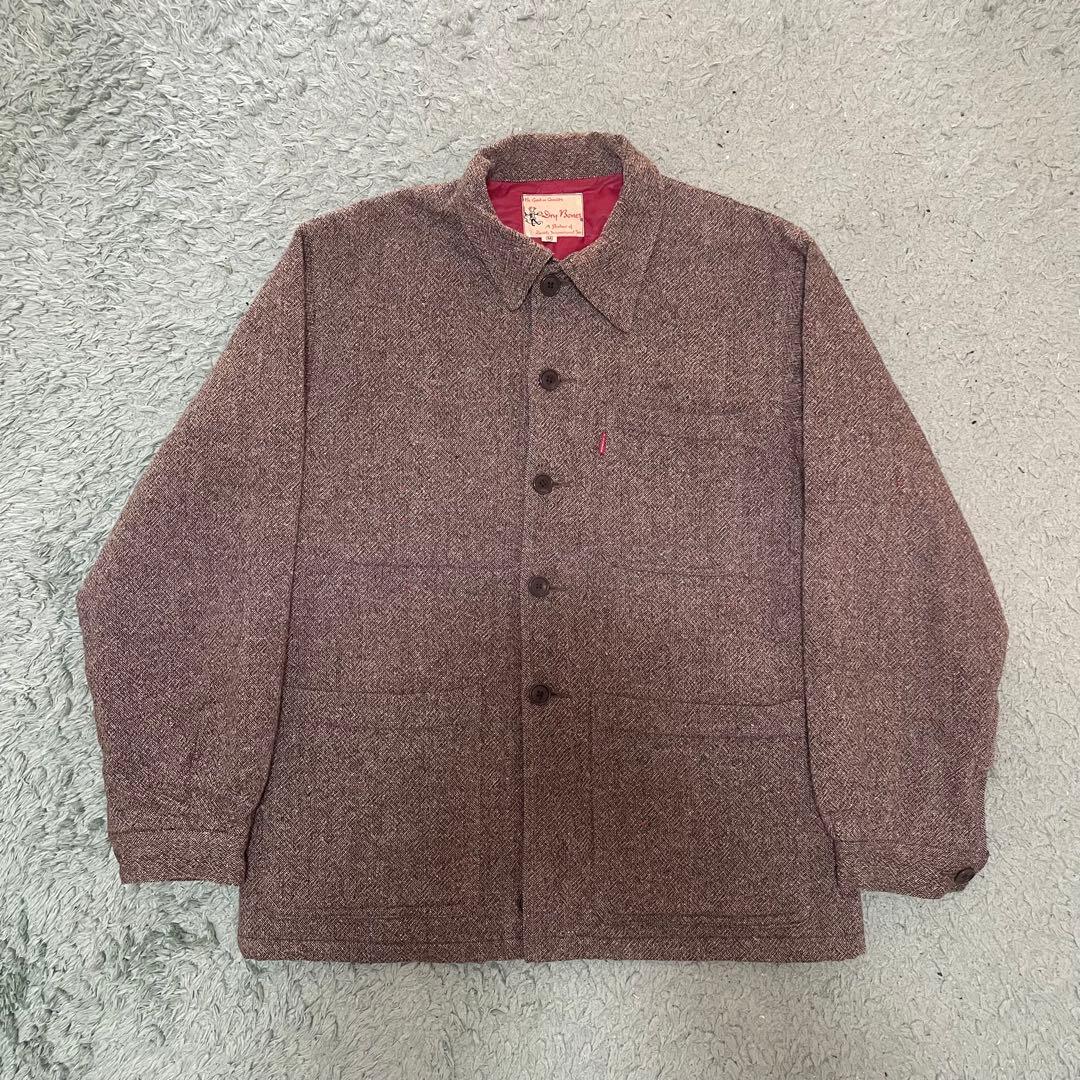 【美品】Dry Bones ドライボーンズ ネップ ツイードジャケット