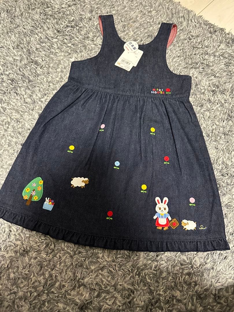 新品ミキハウスワンピース