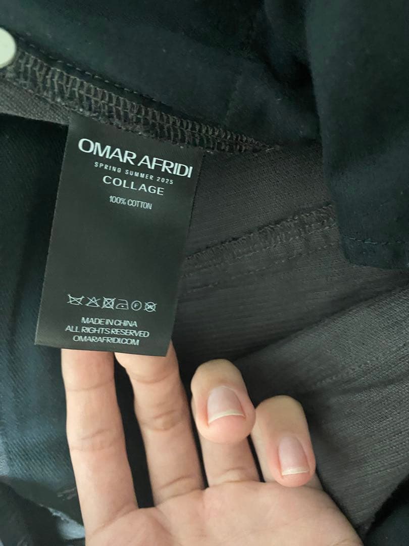 り*ん様 Omar Afridi Knee Darted Flare Trous