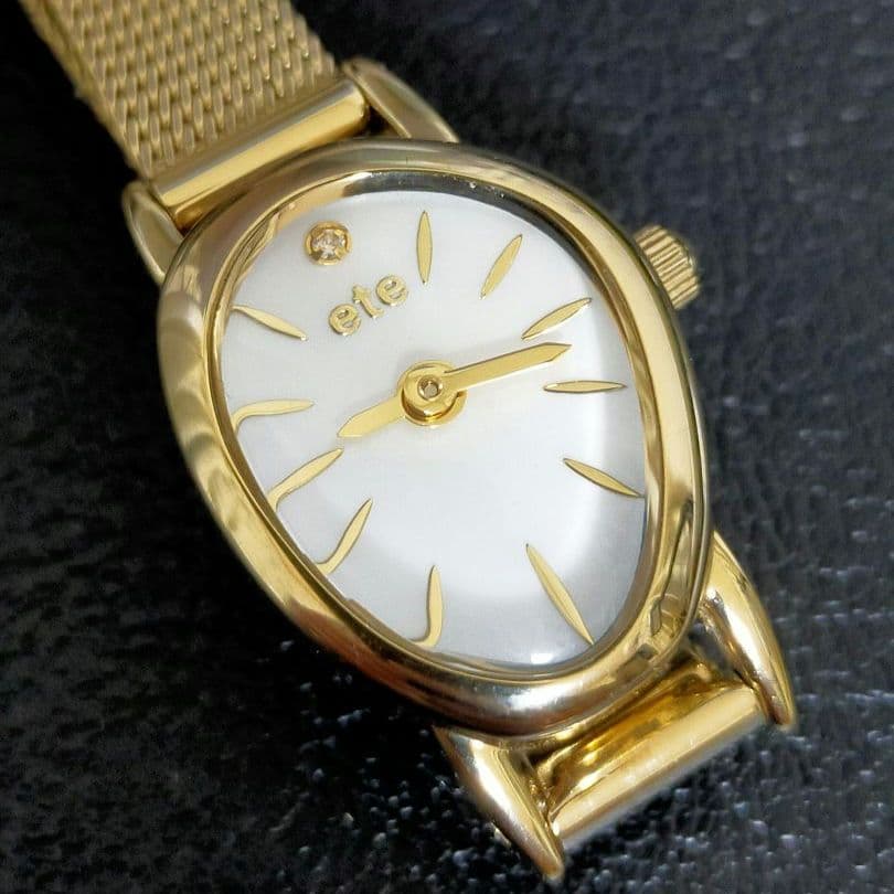 人気　ete ダイヤモンド レディース　 腕時計　美品
