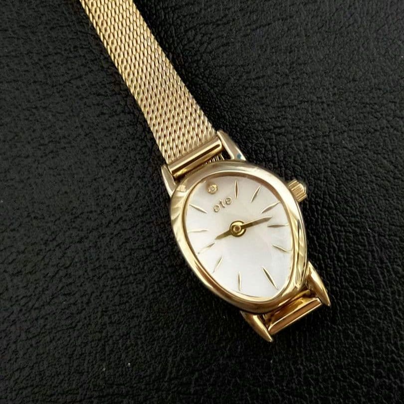 人気　ete ダイヤモンド レディース　 腕時計　美品