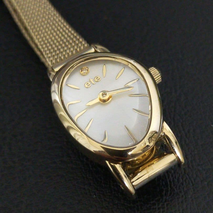 人気　ete ダイヤモンド レディース　 腕時計　美品