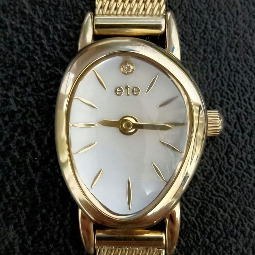 人気　ete ダイヤモンド レディース　 腕時計　美品