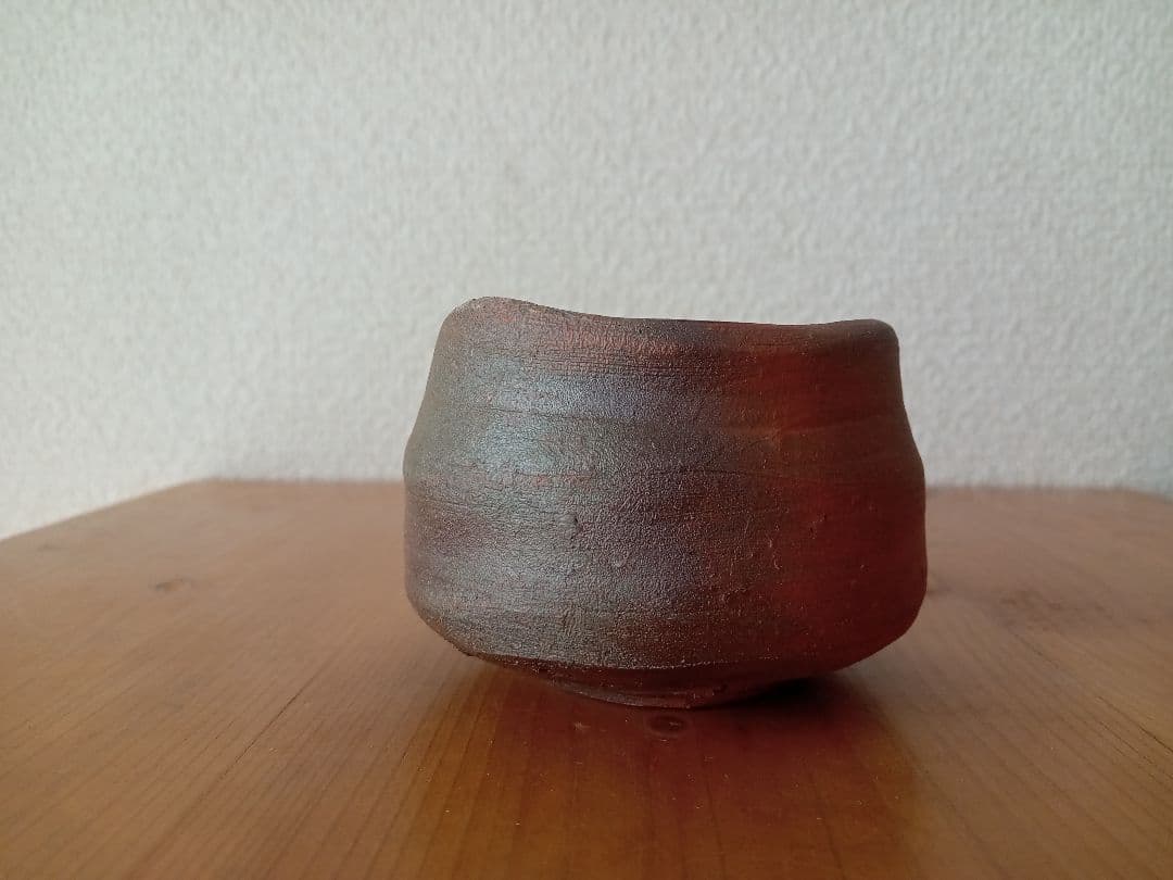 備前焼　中村和樹ぐいのみ　中村六郎　中村真 共箱　共布　栞あり