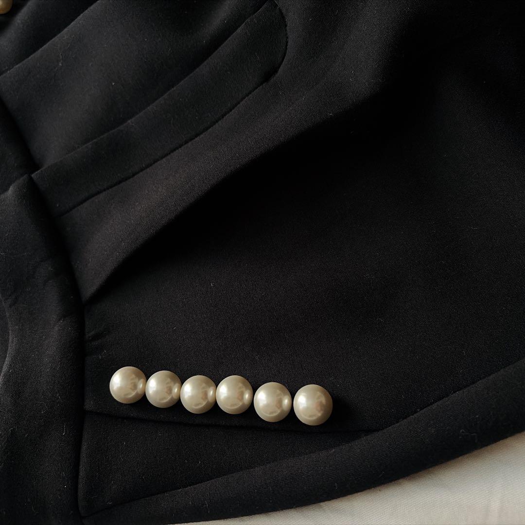 美品　sheller 2way パール　サスペンダー　テーパードパンツ　シェリエ