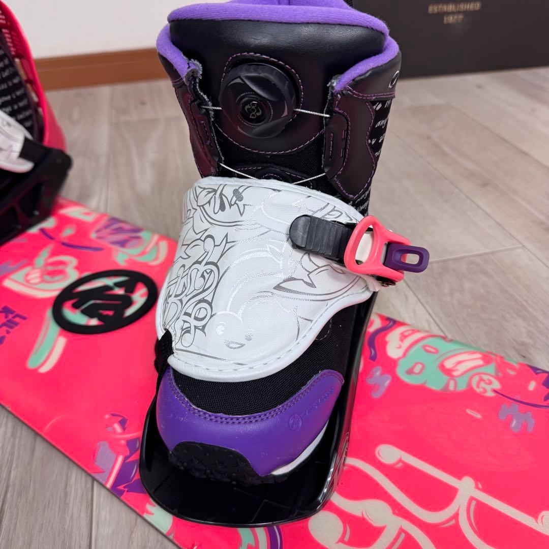 専用K2 キッズスノーボードセット 110cm 美品