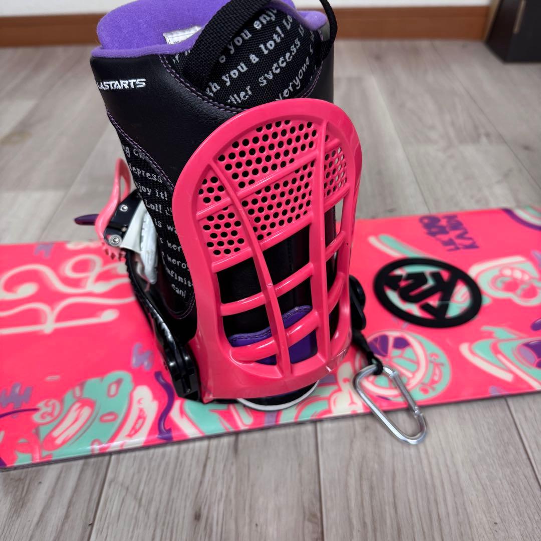 専用K2 キッズスノーボードセット 110cm 美品