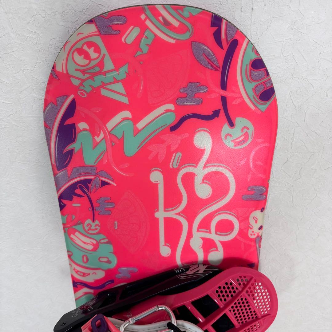 専用K2 キッズスノーボードセット 110cm 美品