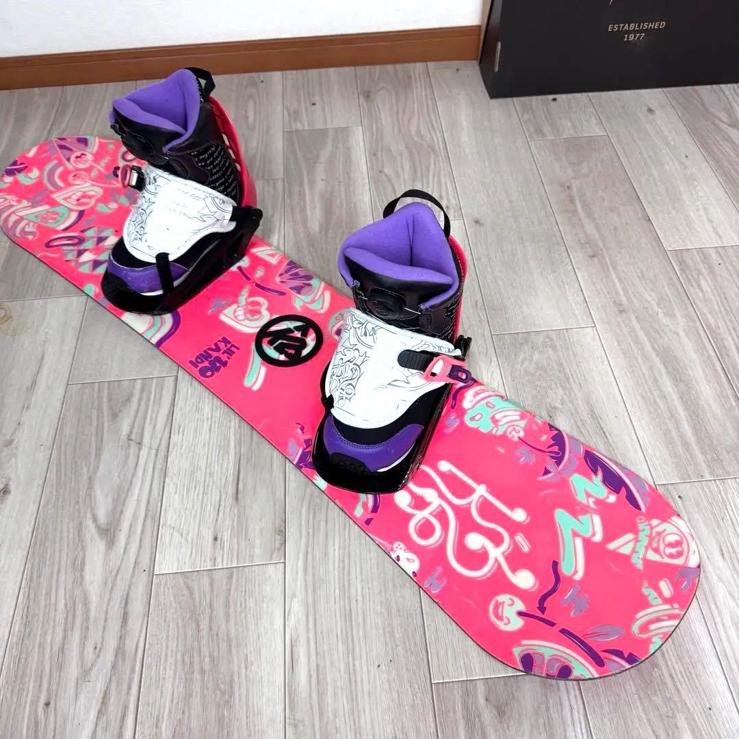 専用K2 キッズスノーボードセット 110cm 美品