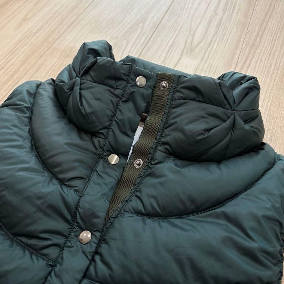 【極美品】Leilian 現行 ダウンベスト ダークグリーン 13+ XL 軽量