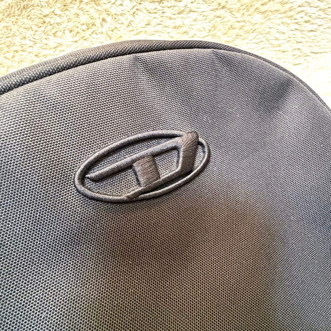 DIESEL リュック　ディーゼル　【美品】　Dロゴ　ブラック　バックパック