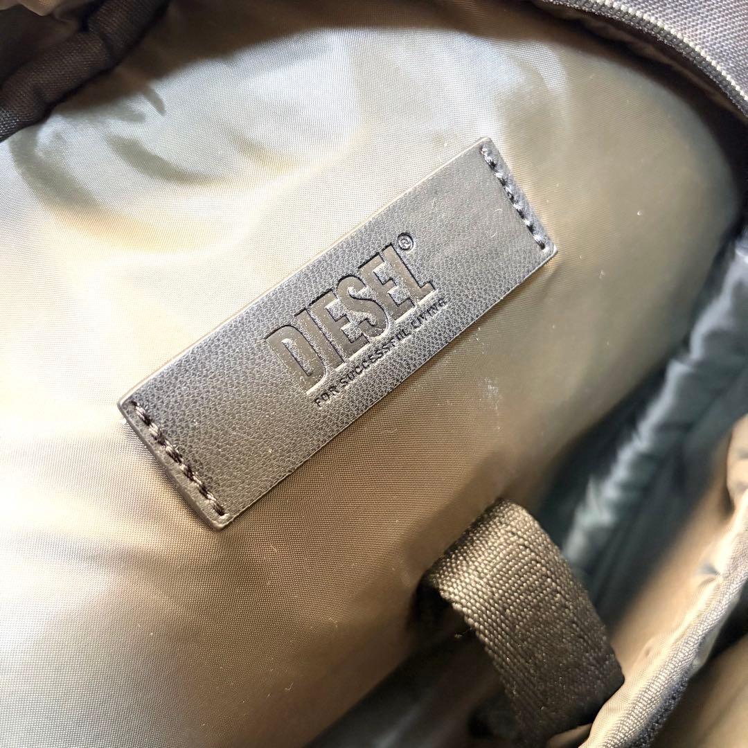 DIESEL リュック　ディーゼル　【美品】　Dロゴ　ブラック　バックパック