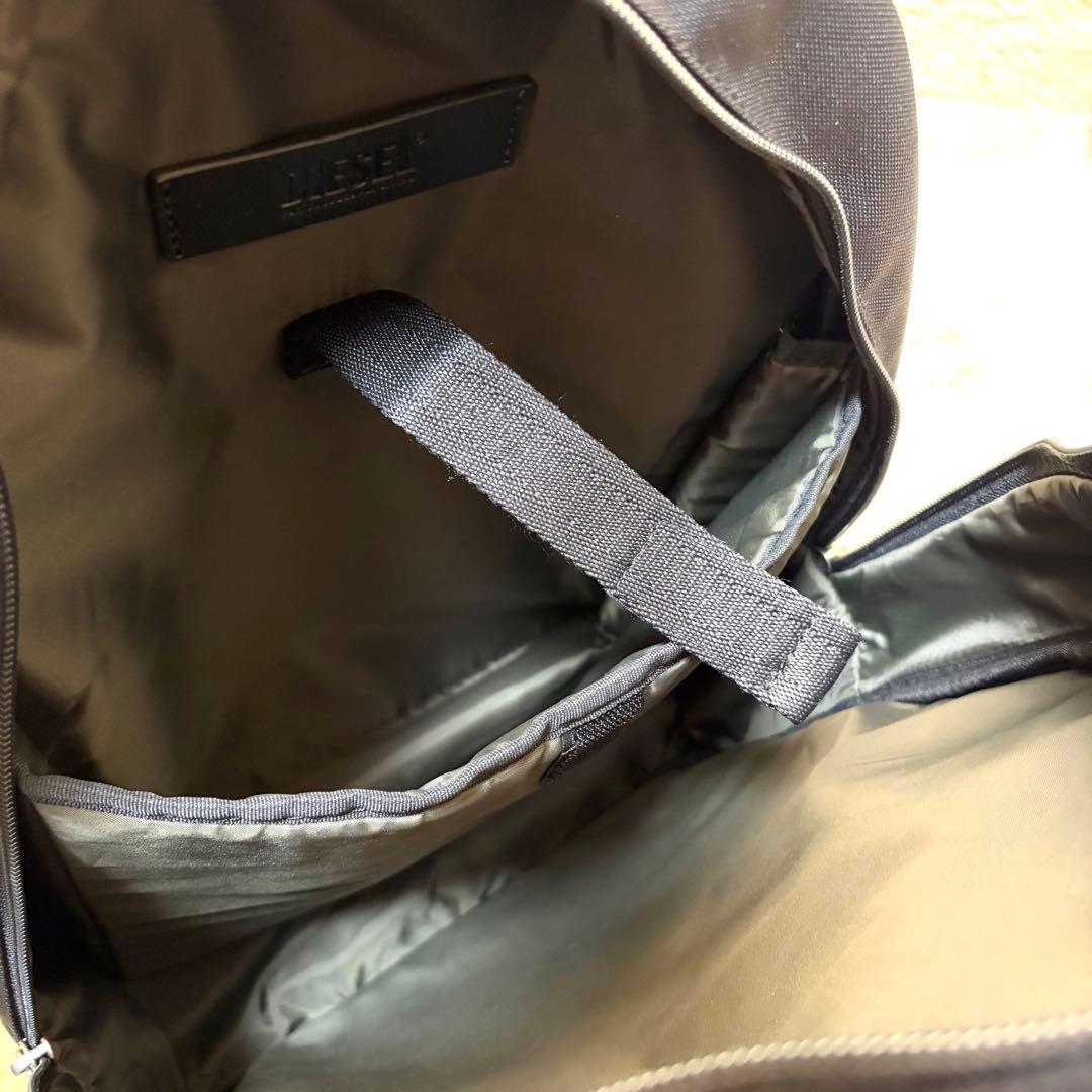 DIESEL リュック　ディーゼル　【美品】　Dロゴ　ブラック　バックパック