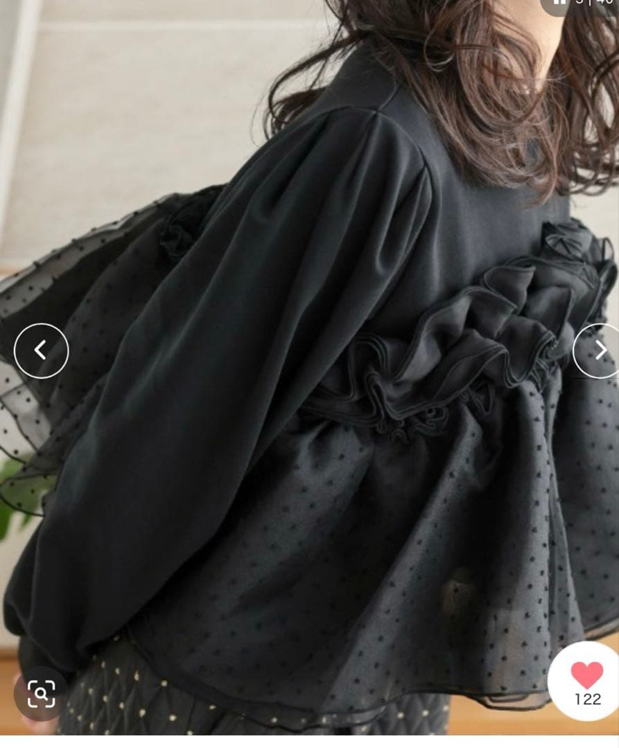 ドットフリルスウェット♡大人気