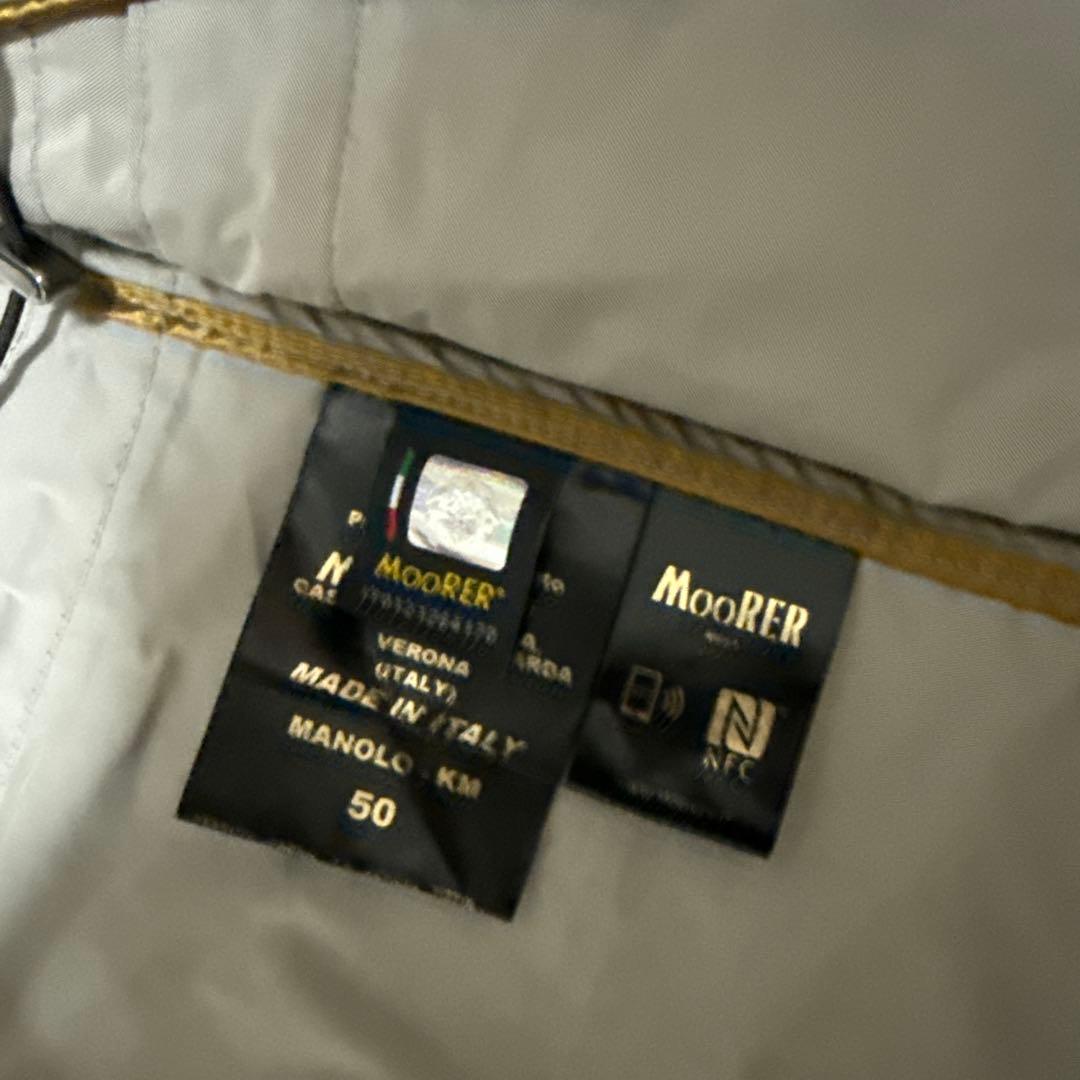 S*t様 MOORER ナイロンジャケット M-65 MANOLO-KM グレー