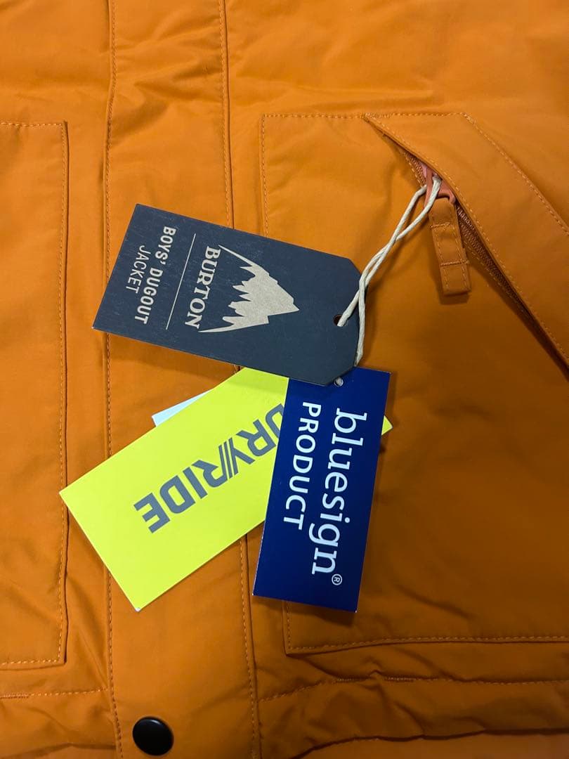 BURTON バートン子供用 フード付きジャケット Sサイズ オレンジ