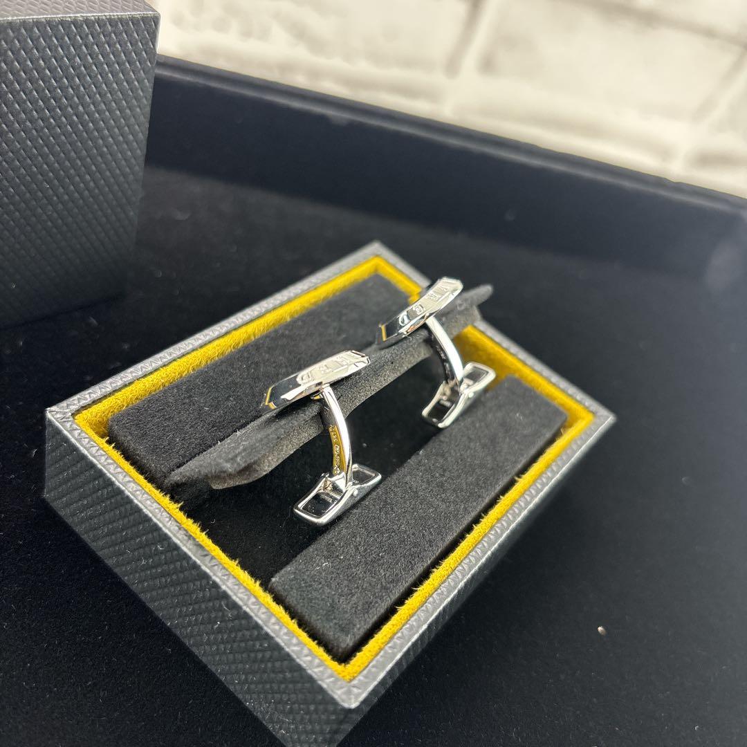 希少✨未使用　ダンヒル シルバー カフス オニキス SILVER925 箱付き
