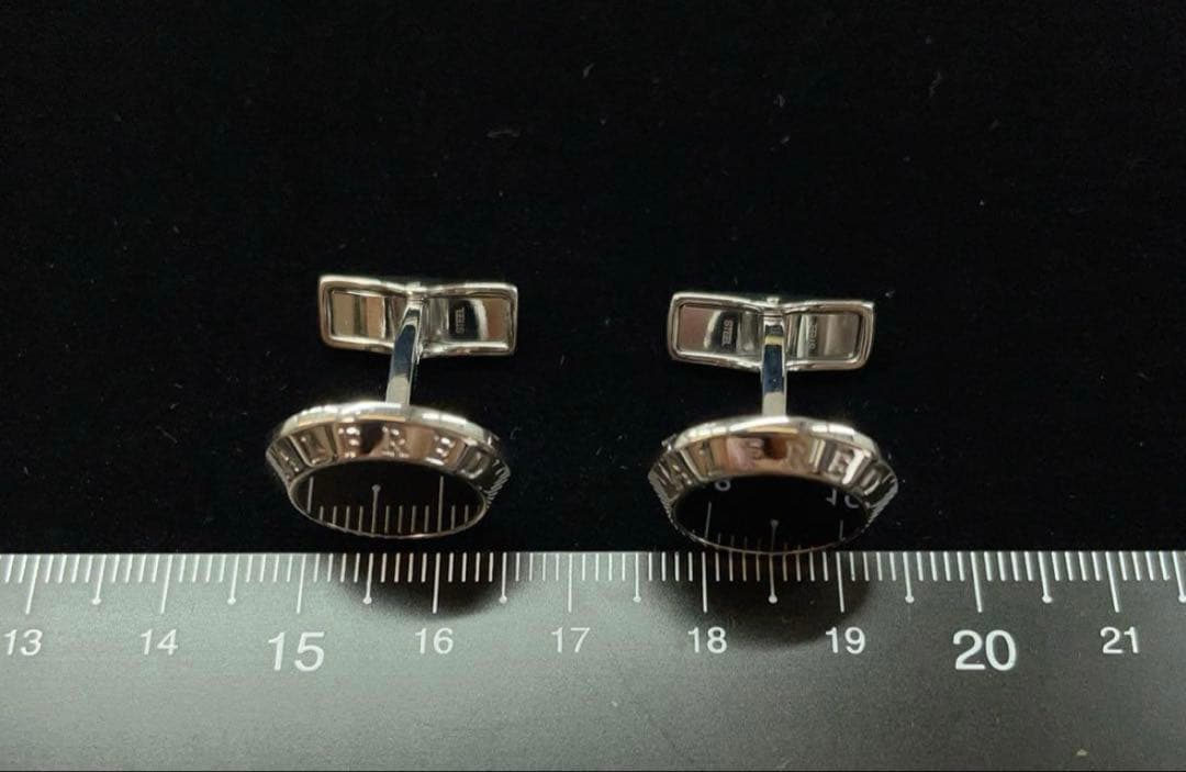 希少✨未使用　ダンヒル シルバー カフス オニキス SILVER925 箱付き