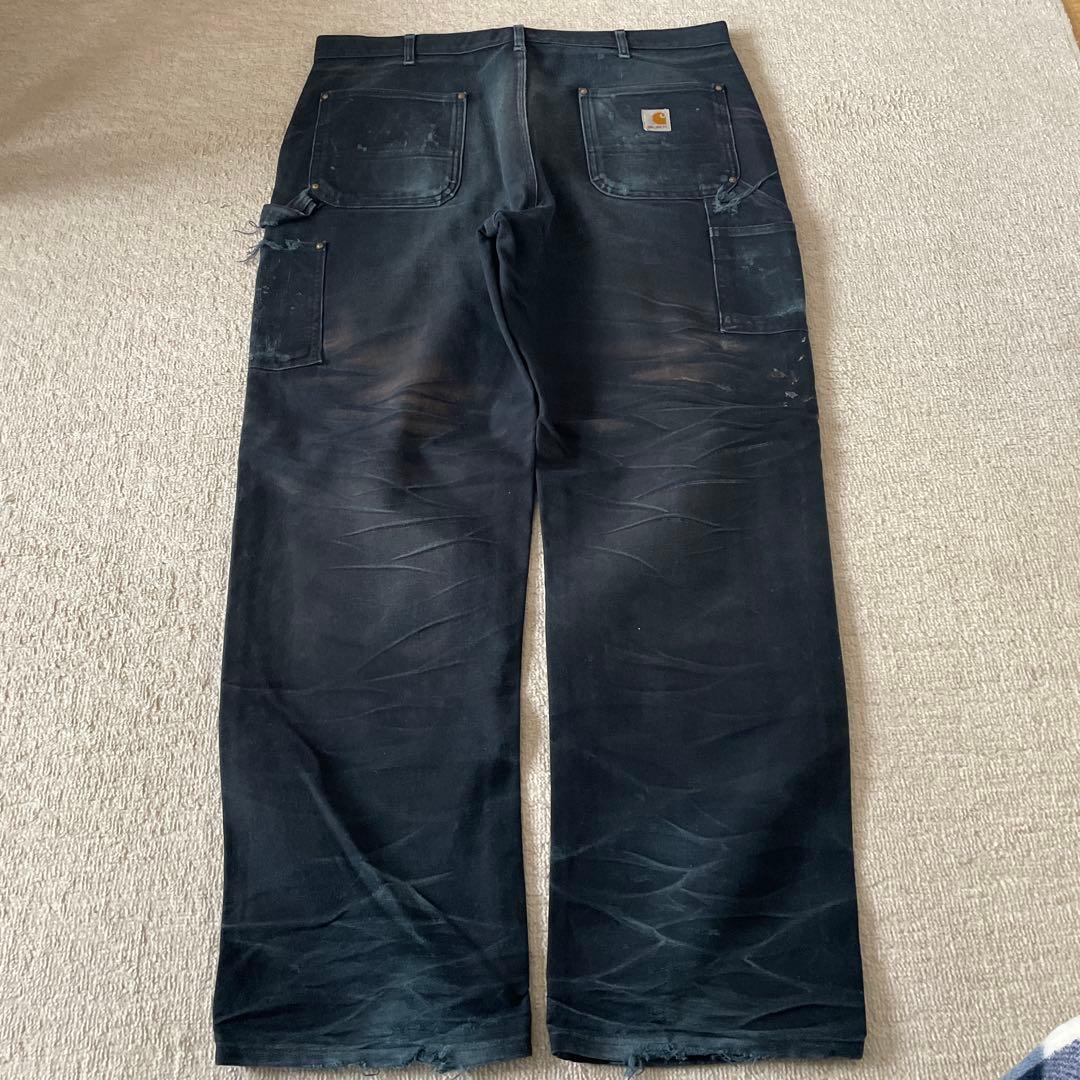 Carhartt ダブルニー　ブラック パンツ