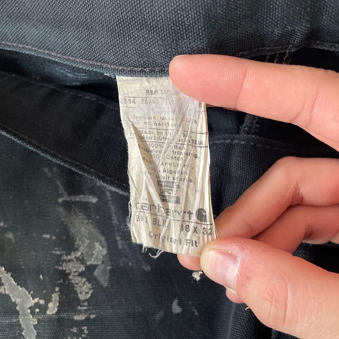 Carhartt ダブルニー　ブラック パンツ