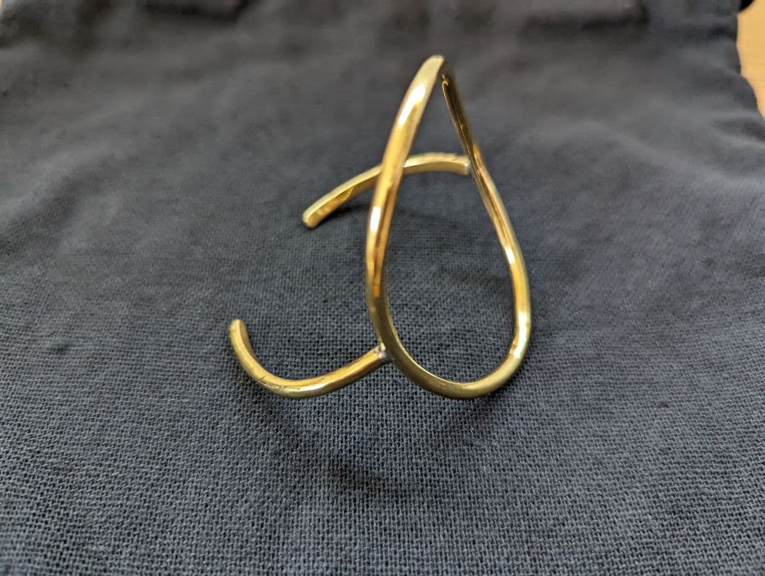 accessories mau わっかバングル ブラス