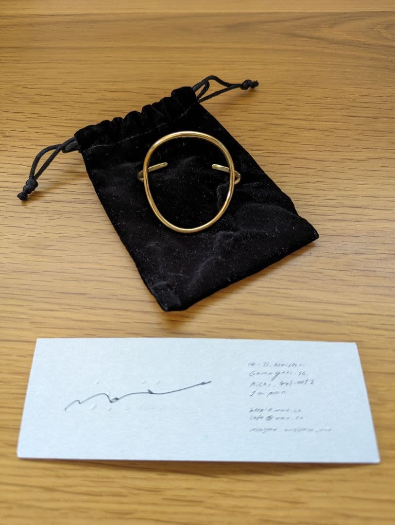 accessories mau わっかバングル ブラス