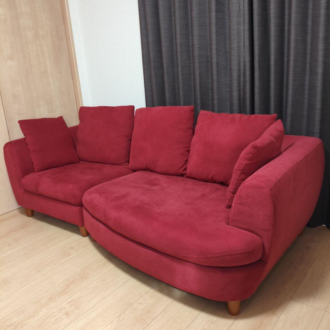 3人掛けソファー レイコージャパン6850 赤