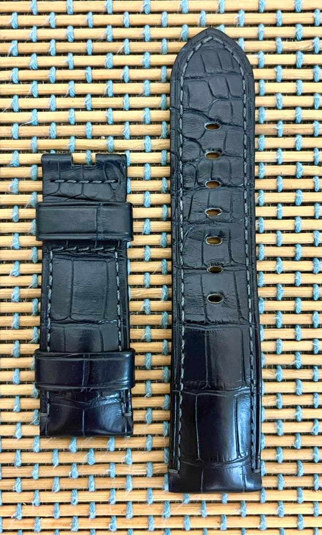 PANERAI/パネライ】レザーベルト ネイビー