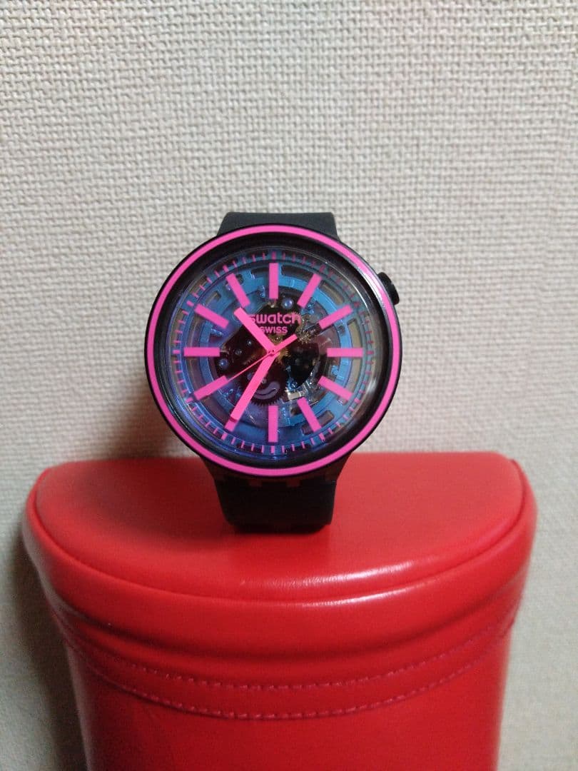 Swatch ラバーベルト時計 稼働品