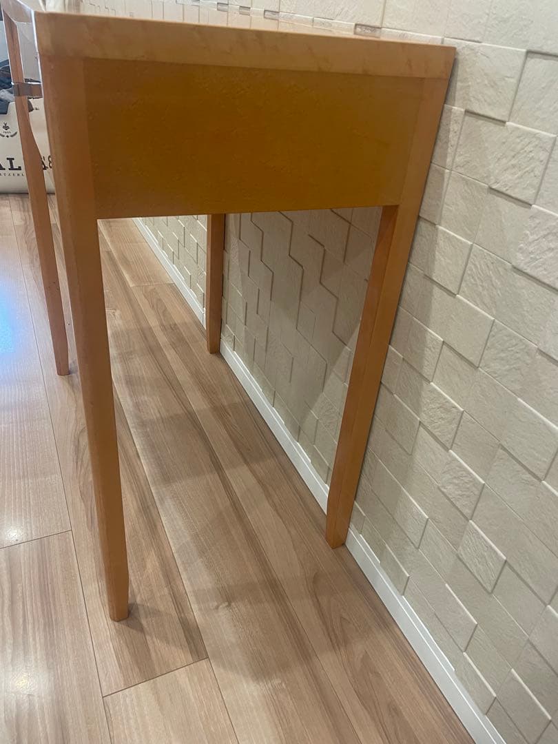 【IDC大塚家具】バーズアイ メープル スプレンダー コンソールテーブル