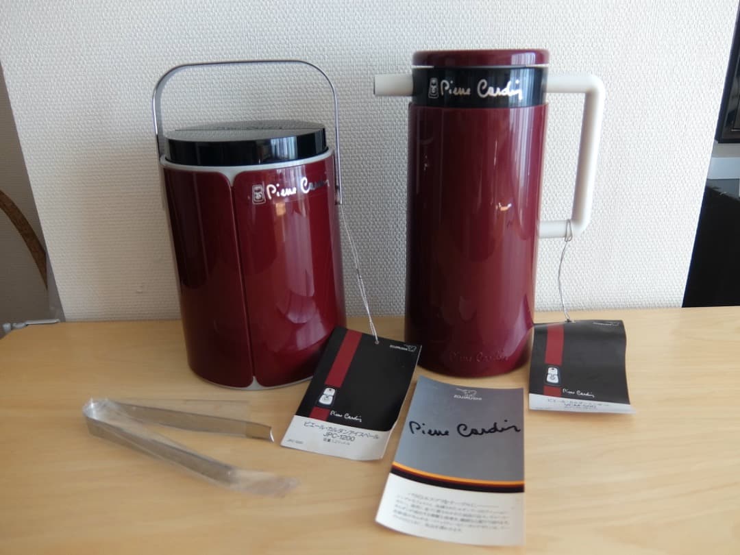 【美品】70’sナショナルクロック 掛時計 鮮烈レッドのラウンデッドレクタングル