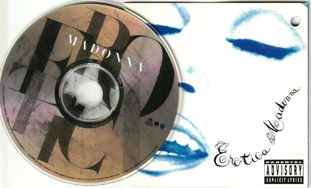 Madonna　マドンナ　Erotica　エロティカ　US盤 貴重 CD