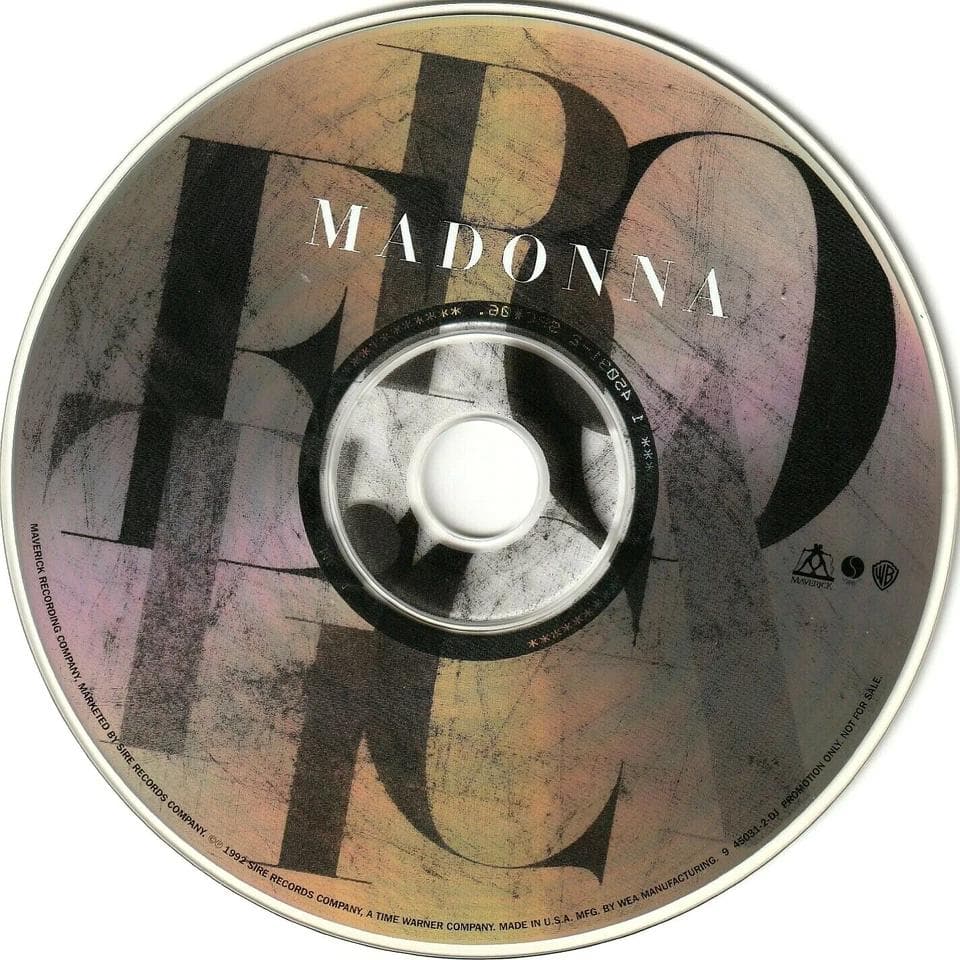 Madonna　マドンナ　Erotica　エロティカ　US盤 貴重 CD