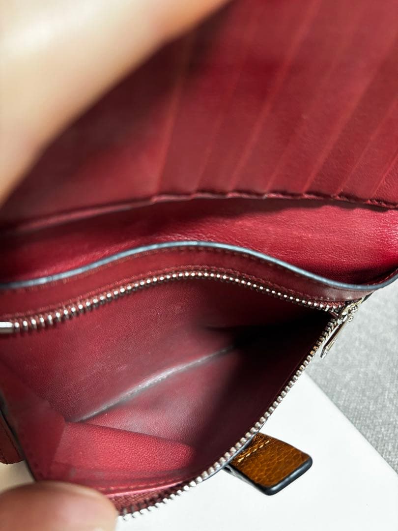 LOEWE 二つ折り財布 ブラウン