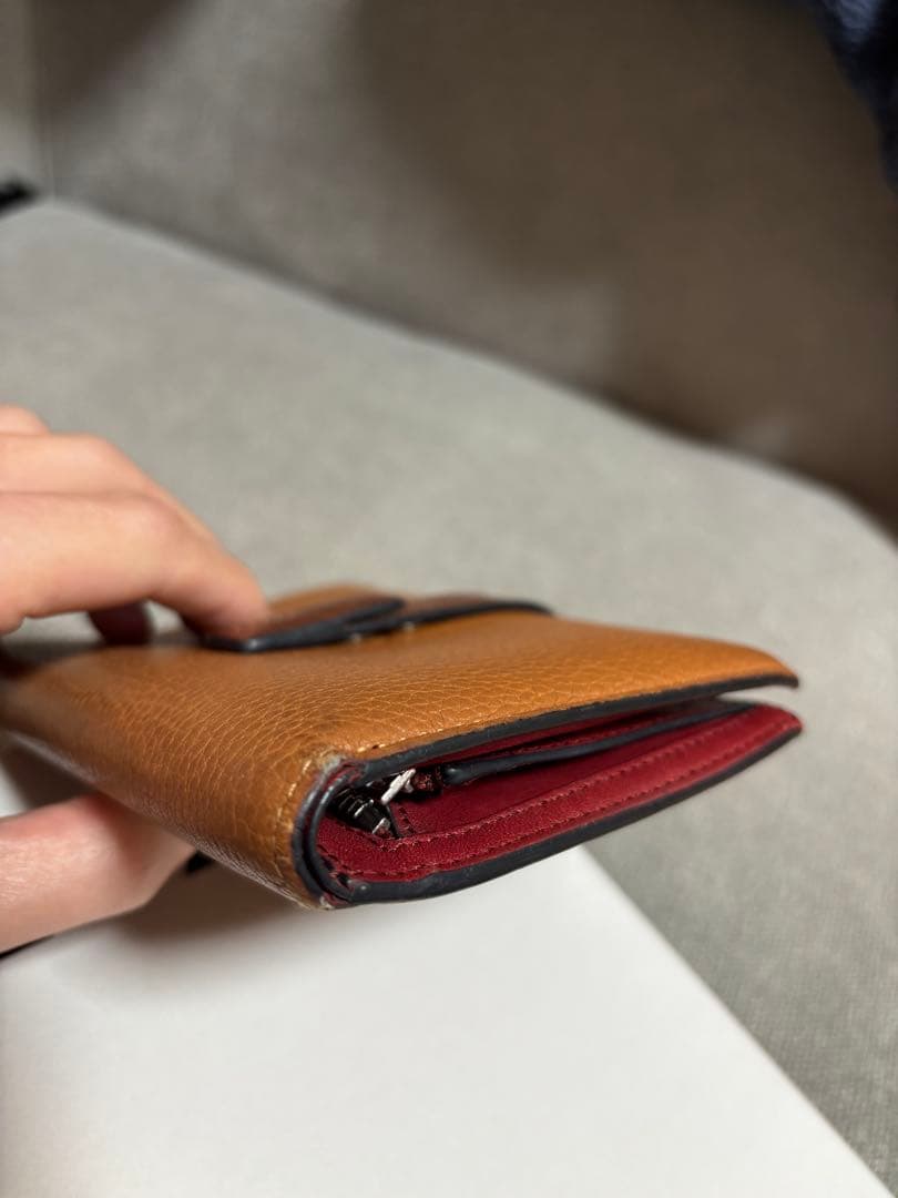 LOEWE 二つ折り財布 ブラウン