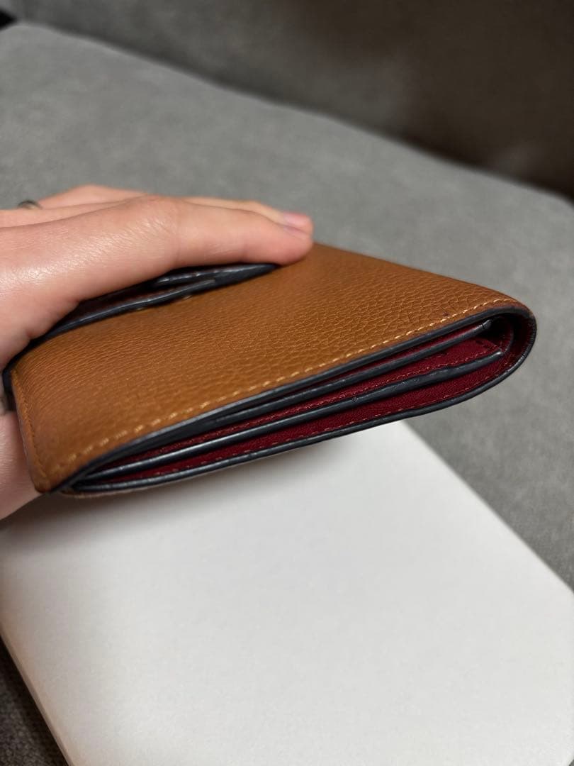 LOEWE 二つ折り財布 ブラウン