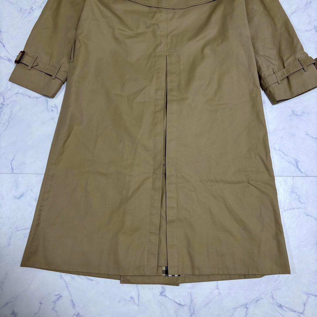 良品 バーバリーズ トレンチコート ノバチェック 7AB2 S〜M相当 ベージュ