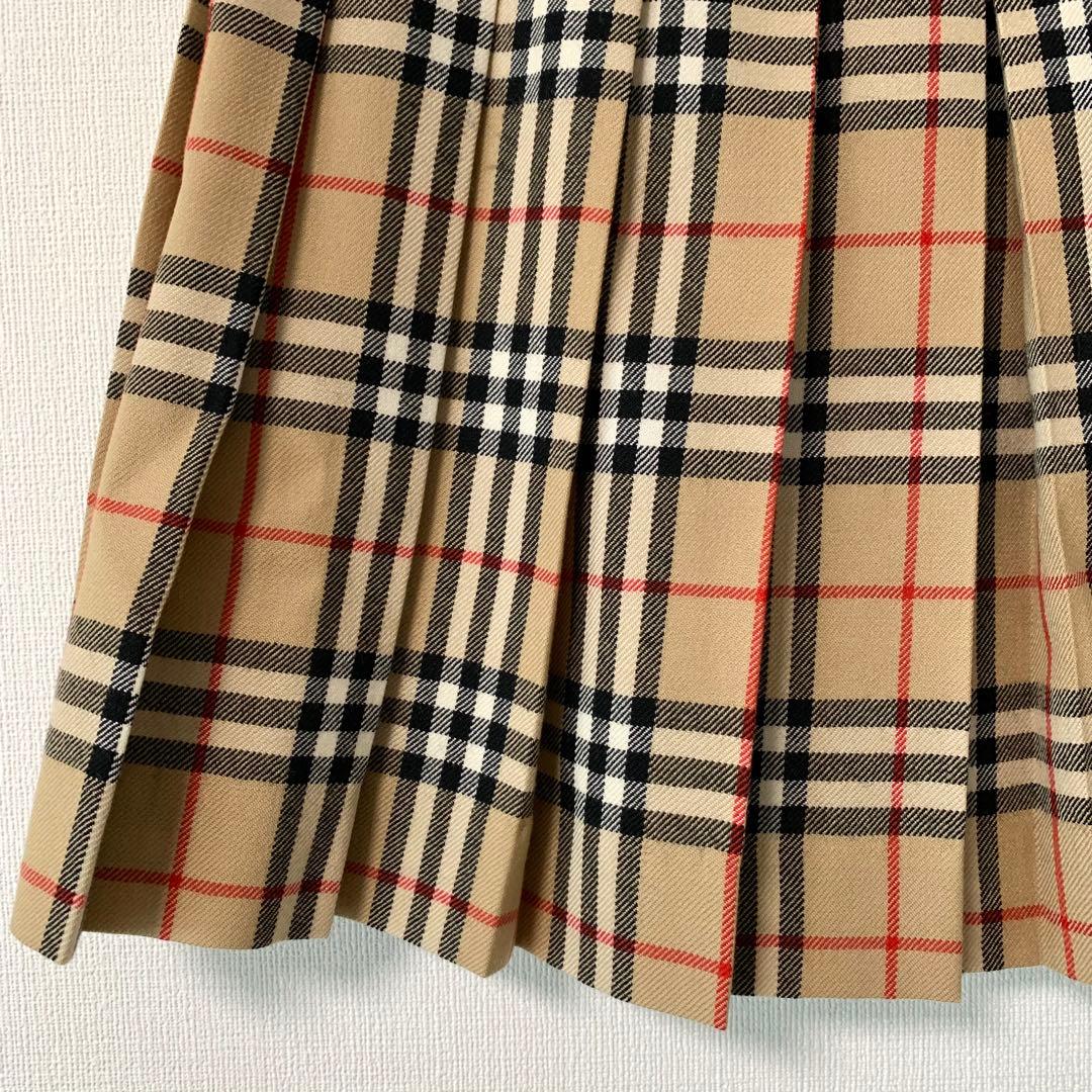 BURBERRY BLUE LABEL ノバチェック 巻きスカート 38 ウール