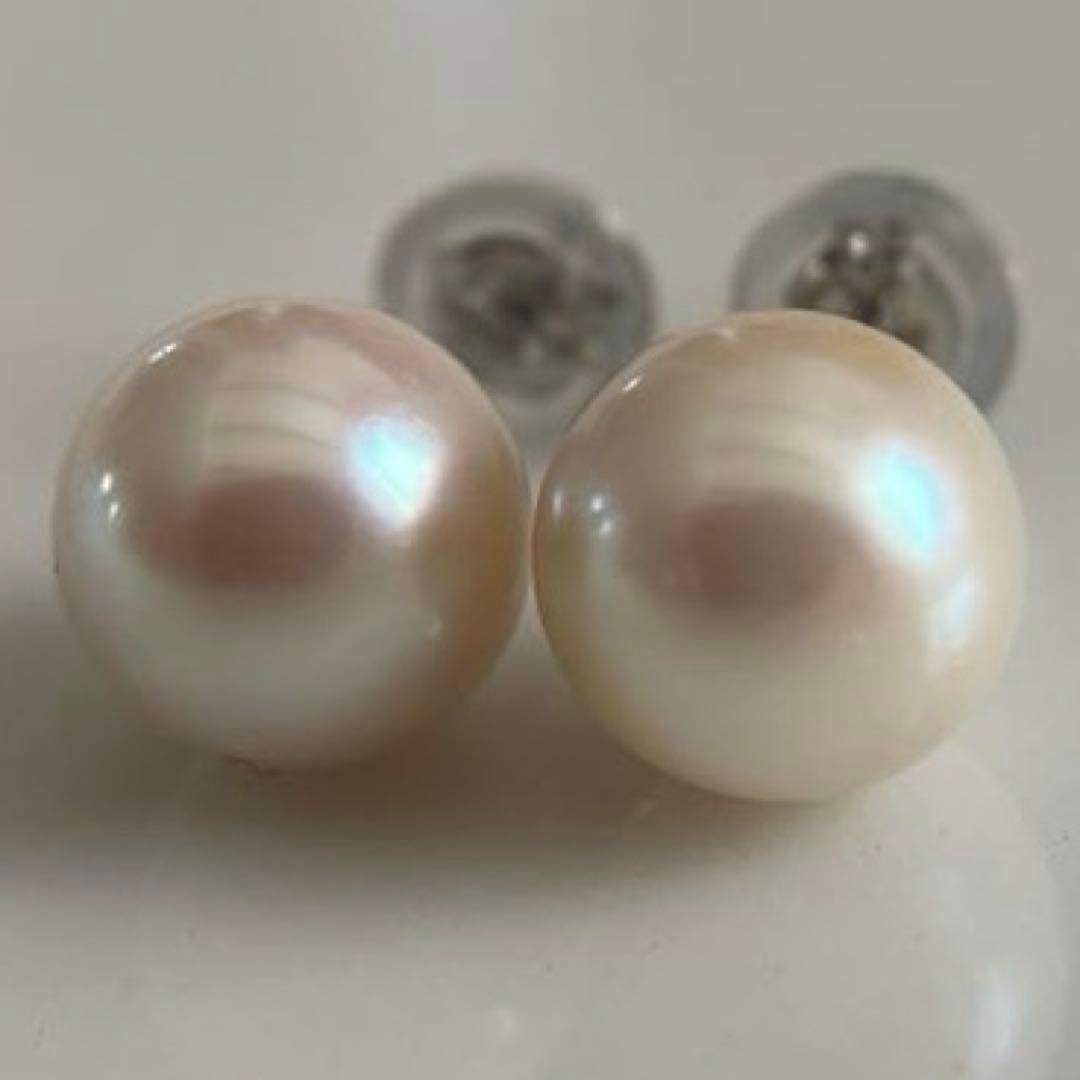宇和島産 あこや本真珠 パール ピアス プラチナ製（真珠 ピアス）pt900