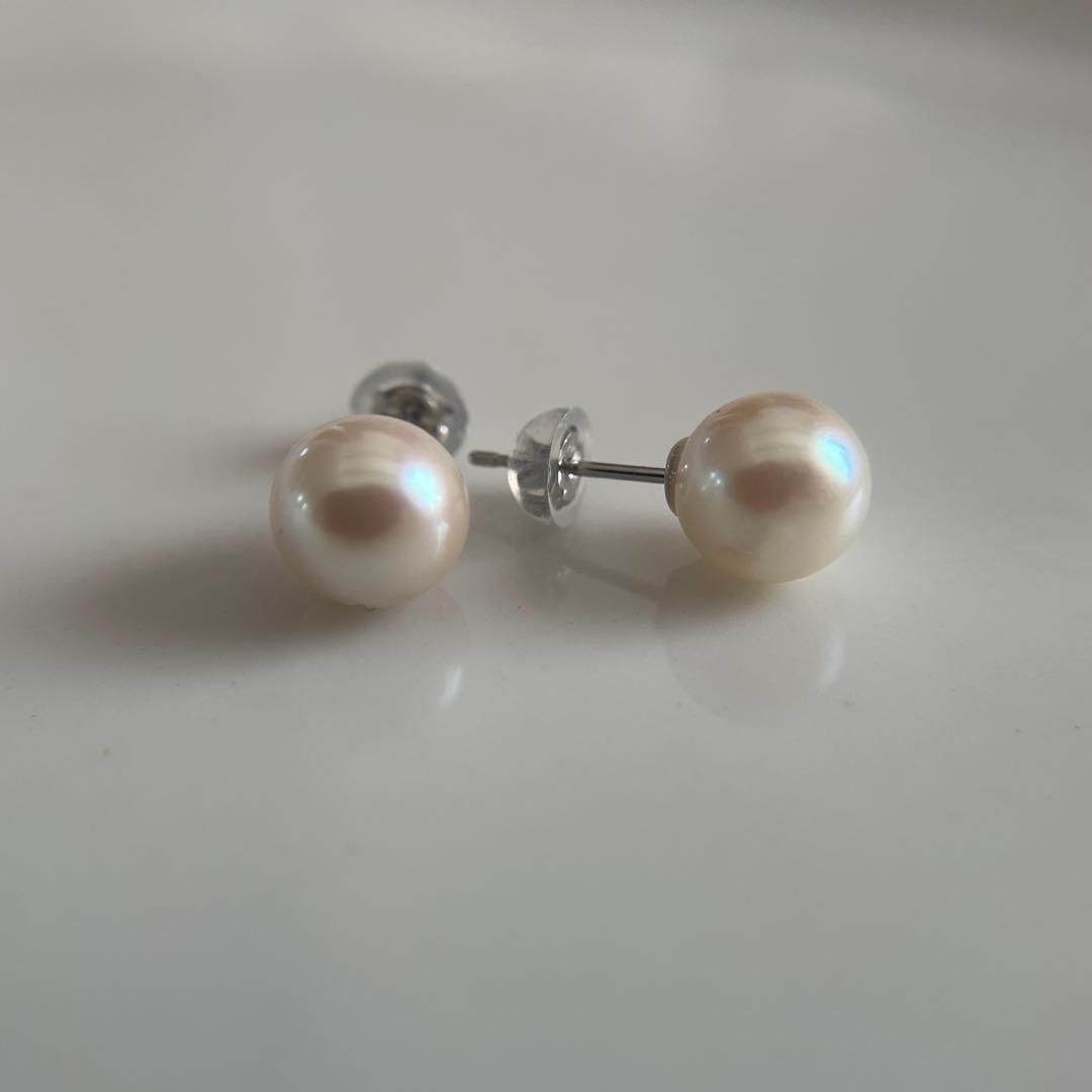 宇和島産 あこや本真珠 パール ピアス プラチナ製（真珠 ピアス）pt900