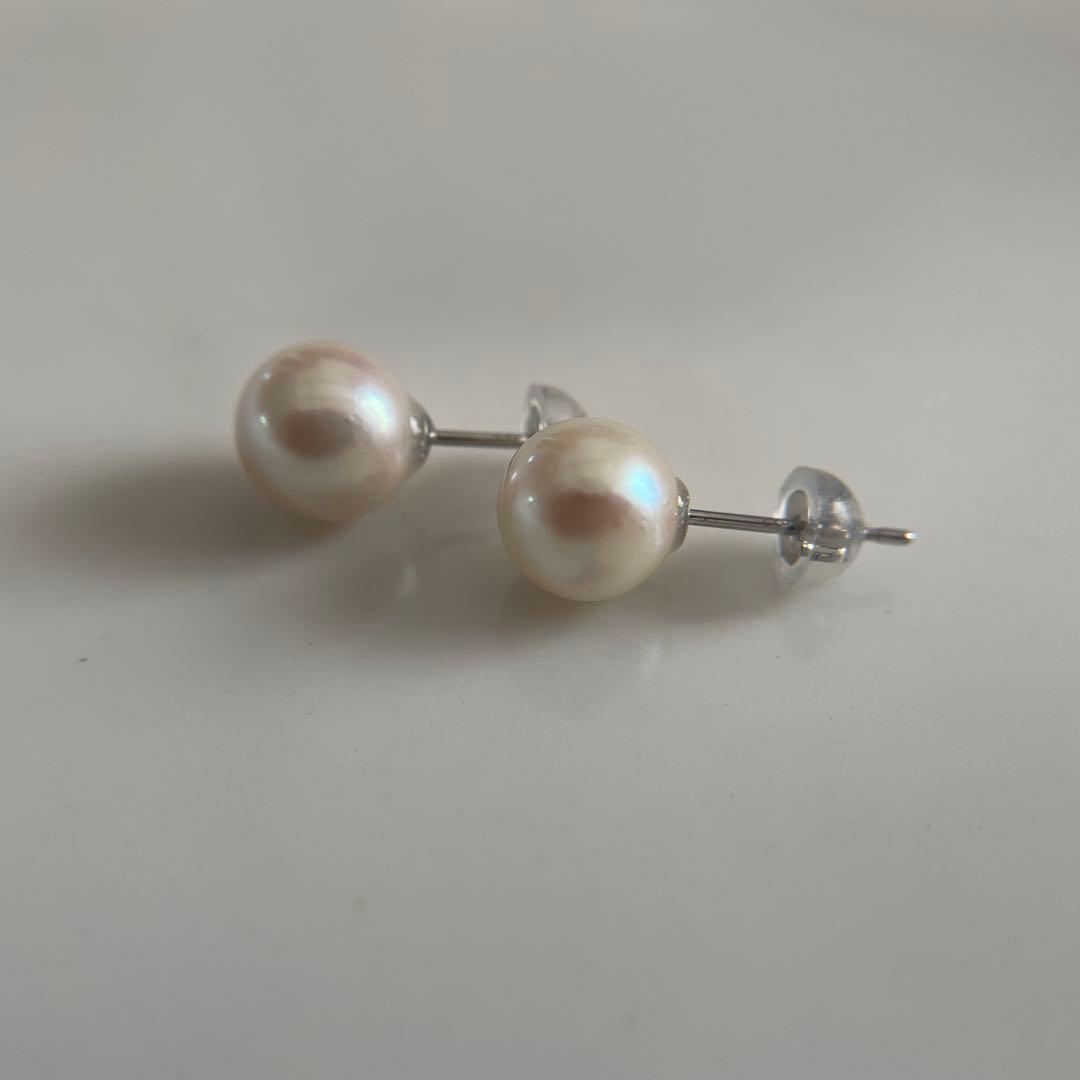 宇和島産 あこや本真珠 パール ピアス プラチナ製（真珠 ピアス）pt900