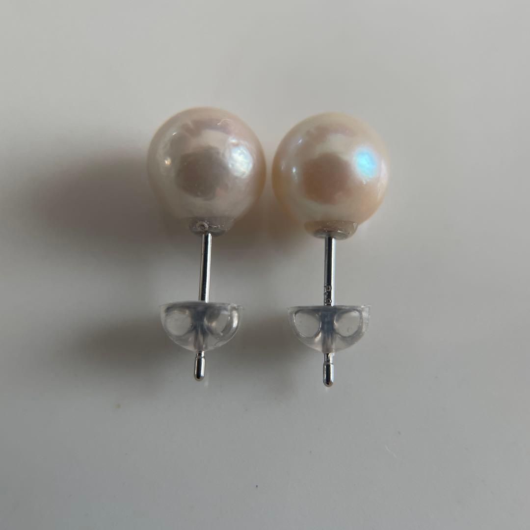 宇和島産 あこや本真珠 パール ピアス プラチナ製（真珠 ピアス）pt900