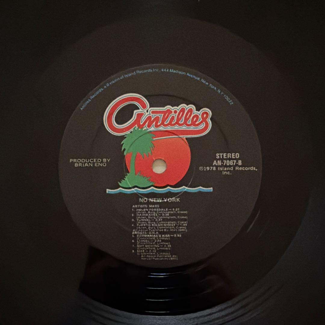 【US盤1978年プレス】 NO NEW YORK／VA