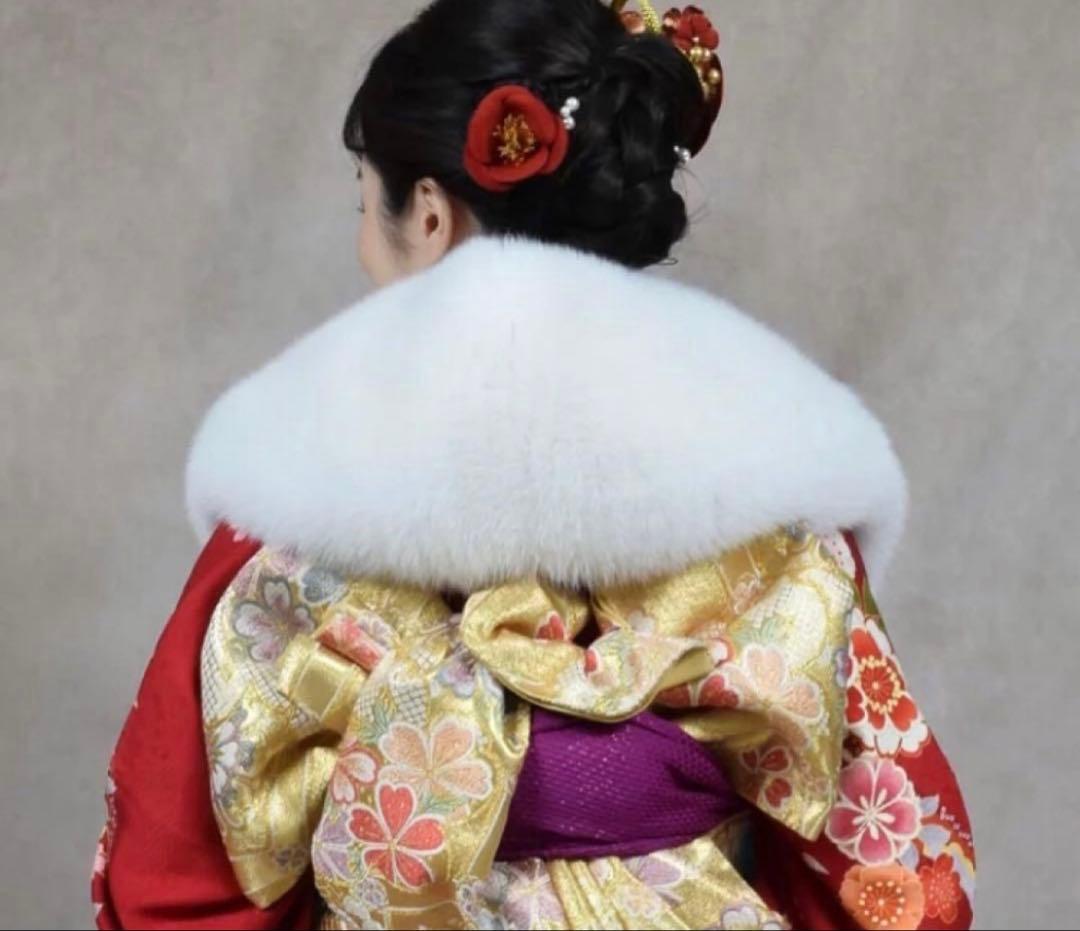 成人式 sagafursシャドーフォックス サガフォックス ショール