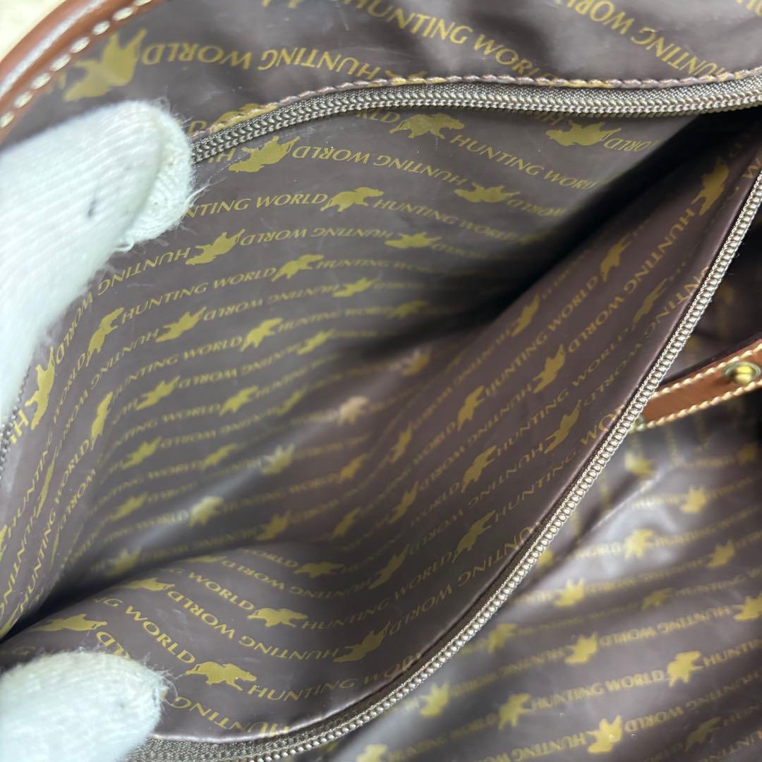 大人気✨　HUNTING WORLD　トートバッグ　サファリトゥデイ　ブラウン
