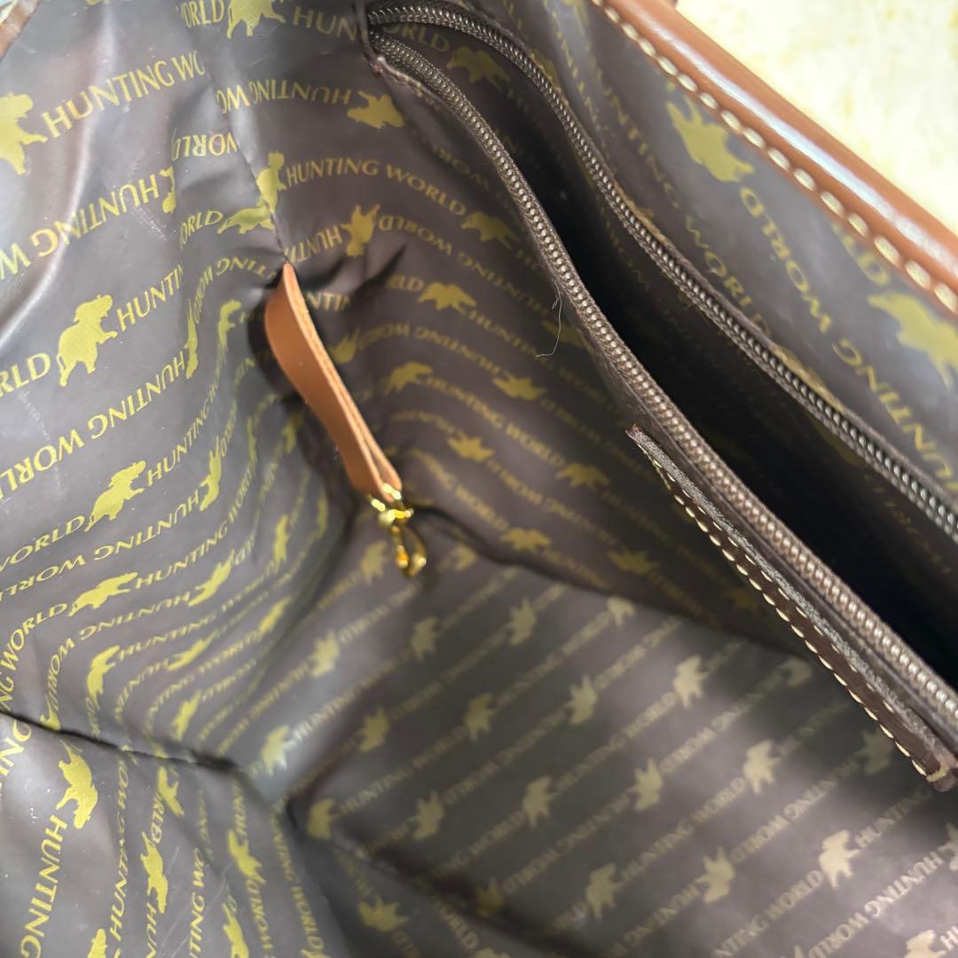 大人気✨　HUNTING WORLD　トートバッグ　サファリトゥデイ　ブラウン