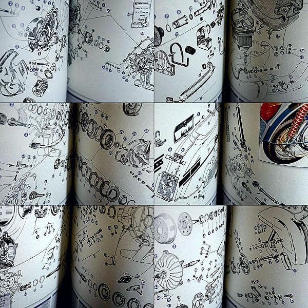 パーツカタログ VESPA sprint GL150ラリー200 PIAGGIO